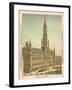 Hotel De Ville, Grand Place, Brussels-null-Framed Giclee Print