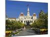 Hotel De Ville (Ho Chi Minh City Hall) Decorated for Chinese New Year, Ho Chi Minh City (Saigon), V-Stuart Black-Mounted Photographic Print