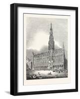 Hotel De Ville of Brussels-null-Framed Giclee Print