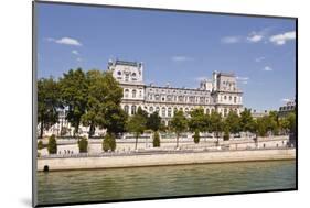 Hotel De Ville on the Banks of the River Seine, Paris, France, Europe-Julian Elliott-Mounted Photographic Print