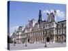 Hotel De Ville, Paris, France-Hans Peter Merten-Stretched Canvas