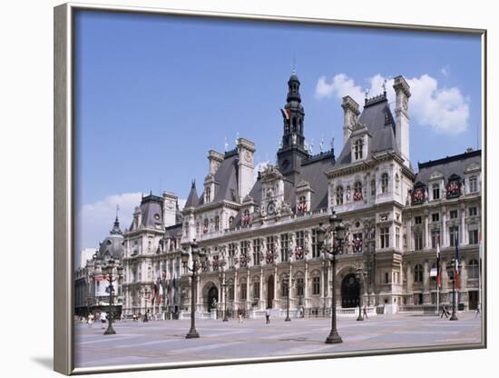 Hotel De Ville, Paris, France-Hans Peter Merten-Framed Photographic Print