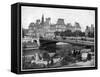 Hotel De Ville, Paris, Late 19th Century-John L Stoddard-Framed Stretched Canvas