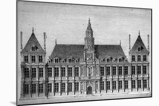 Hotel De Ville, Reims, France, 1882-1884-null-Mounted Giclee Print