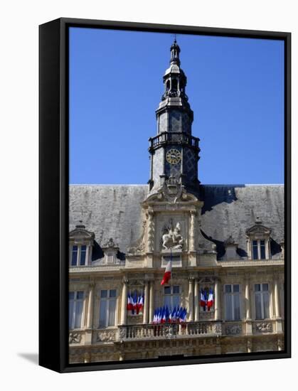 Hotel De Ville, Reims, Marne, Champagne-Ardenne, France, Europe-Richardson Peter-Framed Stretched Canvas