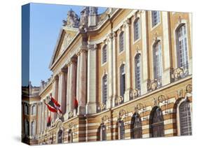 Hotel De Ville (Town Hall), Le Capitole, Town of Toulouse, Haute-Garonne, Midi-Pyrenees, France-null-Stretched Canvas