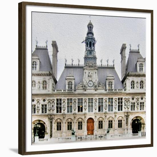 Hôtel de Ville-Tosh-Framed Premium Giclee Print