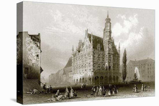 Hotel De Ville-English-Stretched Canvas