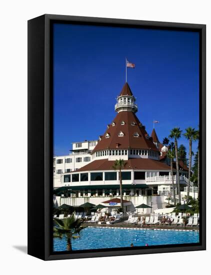 Hotel Del Coronado, San Diego, California, USA-null-Framed Stretched Canvas