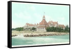 Hotel del Coronado, San Diego, California-null-Framed Stretched Canvas