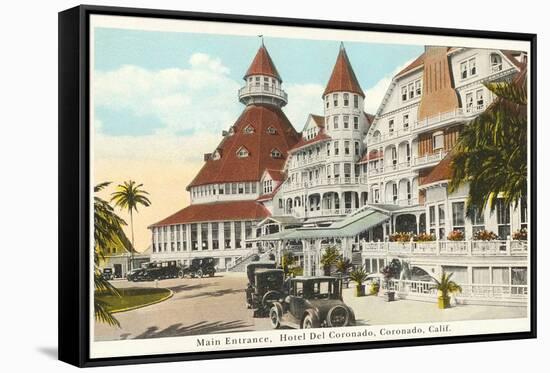 Hotel del Coronado, San Diego, California-null-Framed Stretched Canvas