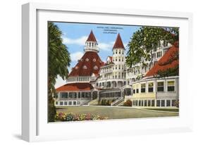 Hotel del Coronado, San Diego, California-null-Framed Art Print