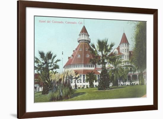 Hotel Del Coronado, San Diego, California-null-Framed Art Print