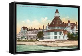 Hotel del Coronado, San Diego, California-null-Framed Stretched Canvas