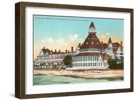 Hotel del Coronado, San Diego, California-null-Framed Art Print