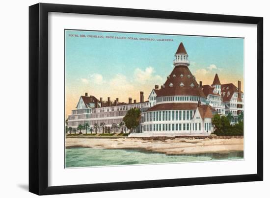 Hotel del Coronado, San Diego, California-null-Framed Art Print