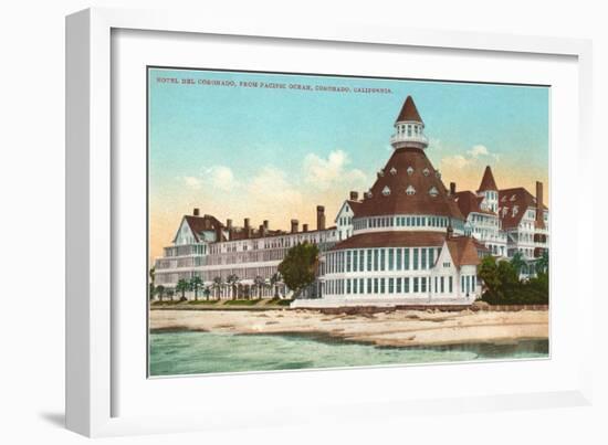 Hotel del Coronado, San Diego, California-null-Framed Art Print