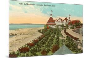 Hotel del Coronado, San Diego, California-null-Mounted Art Print