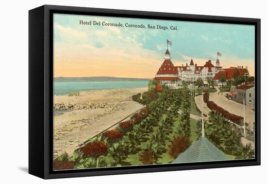 Hotel del Coronado, San Diego, California-null-Framed Stretched Canvas