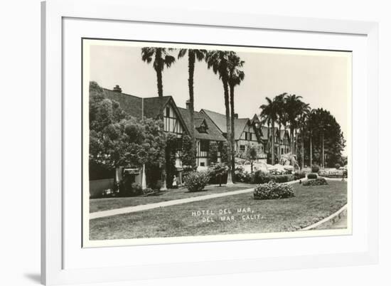 Hotel Del Mar, Del Mar, California-null-Framed Art Print