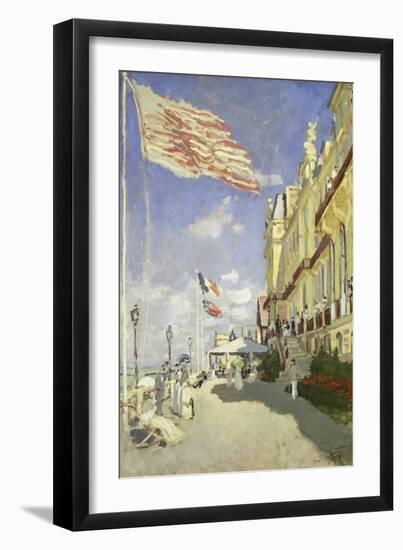 Hotel Des Roches Noires in Trouville, 1870-Claude Monet-Framed Giclee Print