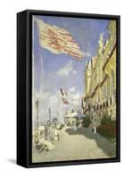 Hotel Des Roches Noires in Trouville, 1870-Claude Monet-Framed Stretched Canvas