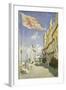 Hotel Des Roches Noires in Trouville, 1870-Claude Monet-Framed Giclee Print