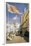 Hotel Des Roches-Noires in Trouville-Claude Monet-Framed Art Print