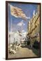 Hotel Des Roches-Noires in Trouville-Claude Monet-Framed Art Print