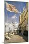 Hotel Des Roches-Noires in Trouville-Claude Monet-Mounted Art Print