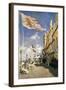 Hotel Des Roches-Noires in Trouville-Claude Monet-Framed Art Print