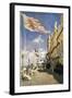 Hotel Des Roches-Noires in Trouville-Claude Monet-Framed Art Print