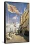 Hotel Des Roches-Noires in Trouville-Claude Monet-Framed Stretched Canvas