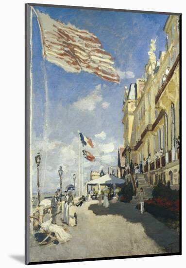 Hotel des Roches Noires, Trouville.  1870-Claude Monet-Mounted Art Print