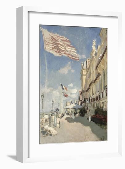 Hotel des Roches Noires, Trouville, 1870-Claude Monet-Framed Premium Giclee Print