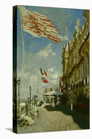 Hotel Des Roches Noires, Trouville, 1870-Claude Monet-Stretched Canvas