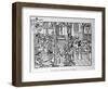 Hotel-Dieu, Paris. Nuns Feed the Living and Shroud the Dead, 1482-null-Framed Premium Giclee Print