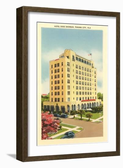 Hotel Dixie Sherman, Panama City, Florida-null-Framed Art Print