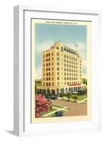 Hotel Dixie Sherman, Panama City, Florida-null-Framed Art Print