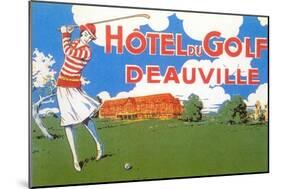 Hotel Du Golf, Deauville-null-Mounted Art Print