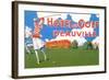 Hotel Du Golf, Deauville-null-Framed Art Print