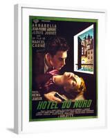 HOTEL DU NORD, French poster art, from top: Jean-Pierre Aumont, Annabella, 1938-null-Framed Art Print