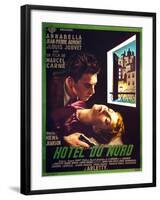 HOTEL DU NORD, French poster art, from top: Jean-Pierre Aumont, Annabella, 1938-null-Framed Art Print