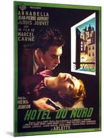 HOTEL DU NORD, French poster art, from top: Jean-Pierre Aumont, Annabella, 1938-null-Mounted Art Print