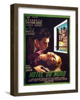 HOTEL DU NORD, French poster art, from top: Jean-Pierre Aumont, Annabella, 1938-null-Framed Art Print