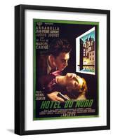 HOTEL DU NORD, French poster art, from top: Jean-Pierre Aumont, Annabella, 1938-null-Framed Art Print