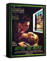 HOTEL DU NORD, French poster art, from top: Jean-Pierre Aumont, Annabella, 1938-null-Framed Stretched Canvas