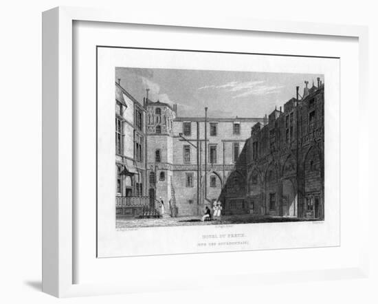 Hotel Du Preux, Paris, C1830-Roberts-Framed Giclee Print