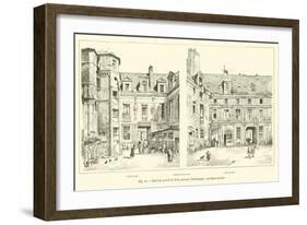 Hotel Du Prevot De Paris, Passage Charlemagne, Rue Saint-Antoine-null-Framed Giclee Print