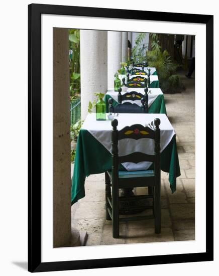 Hotel El Meson Del Marques, Valladolid, Yucatan, Mexico-Julie Eggers-Framed Photographic Print